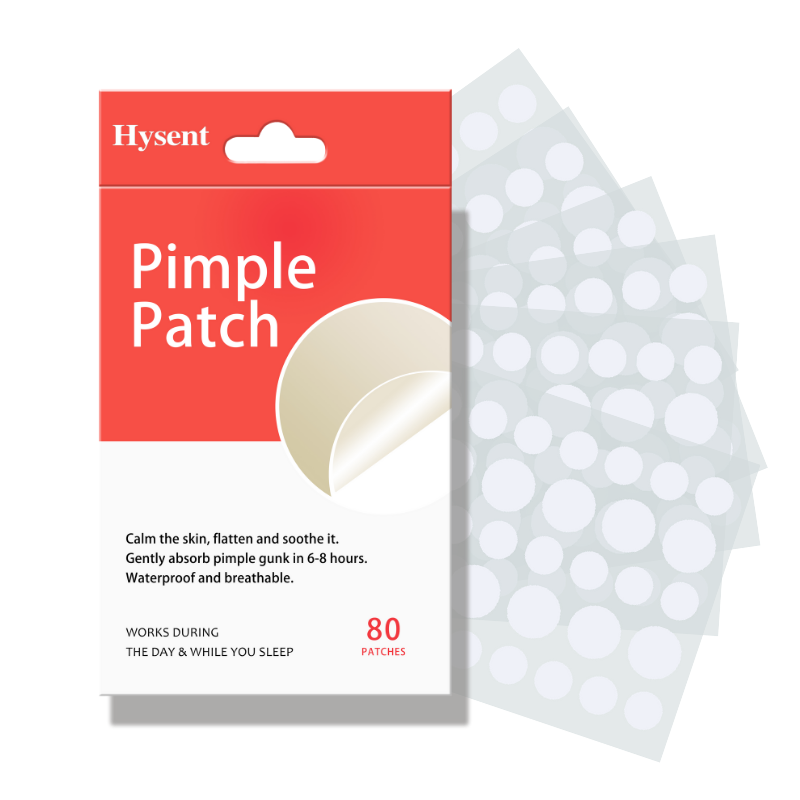 Plasture hidrocoloid transparent pentru acnee