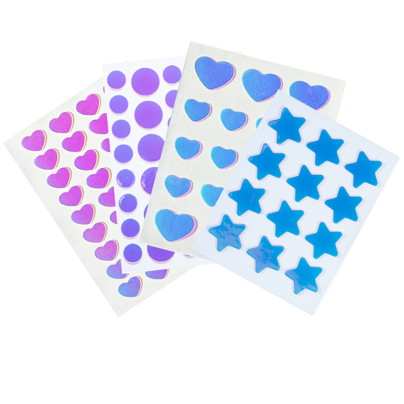 Plasture de acnee hidrocoloid colorat / laser / holografic Dazzle