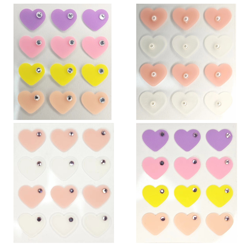 Plasture hidrocoloid pentru acnee cu elemente decorative